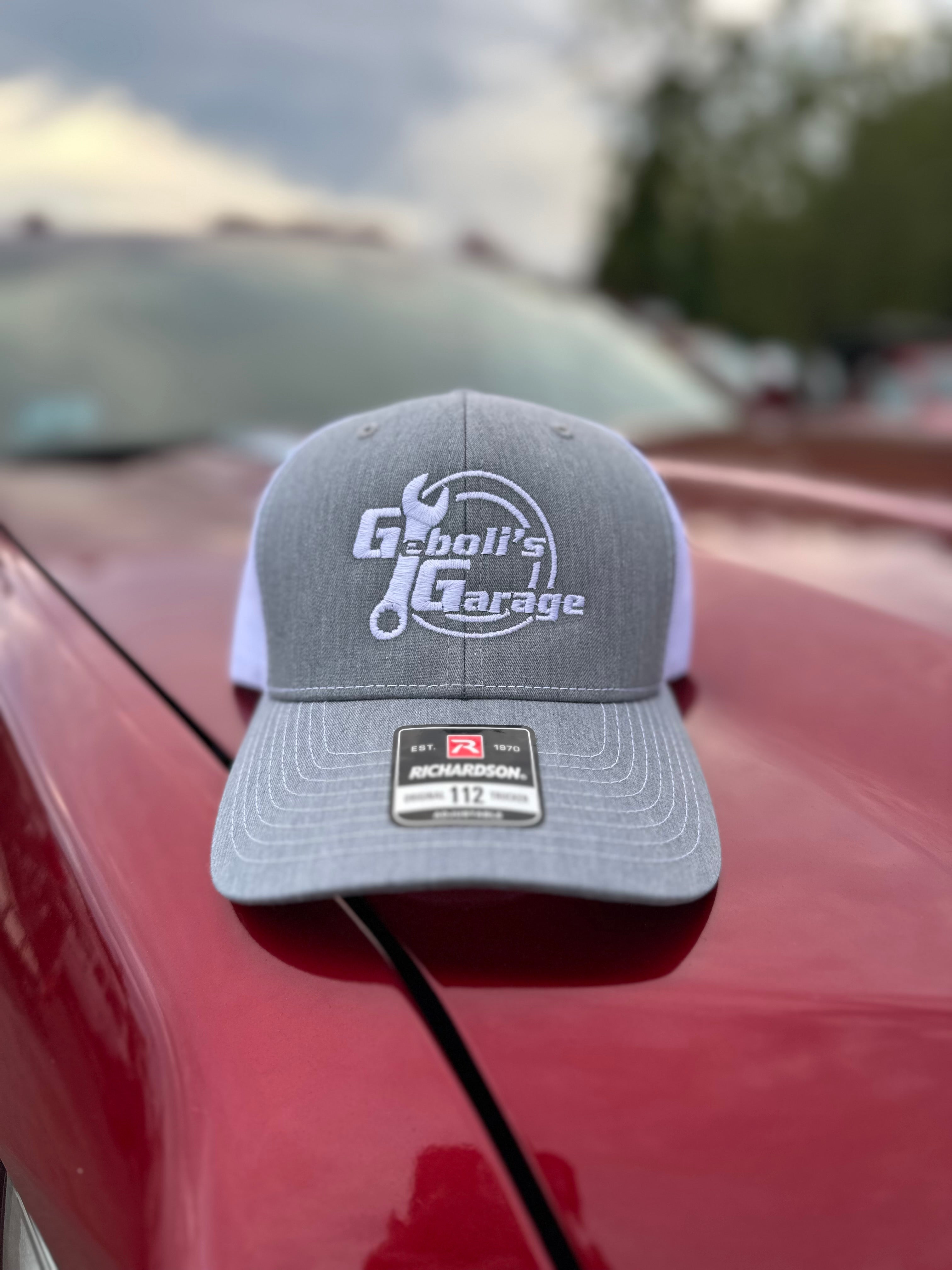 White/Grey Geboli's Garage Hat