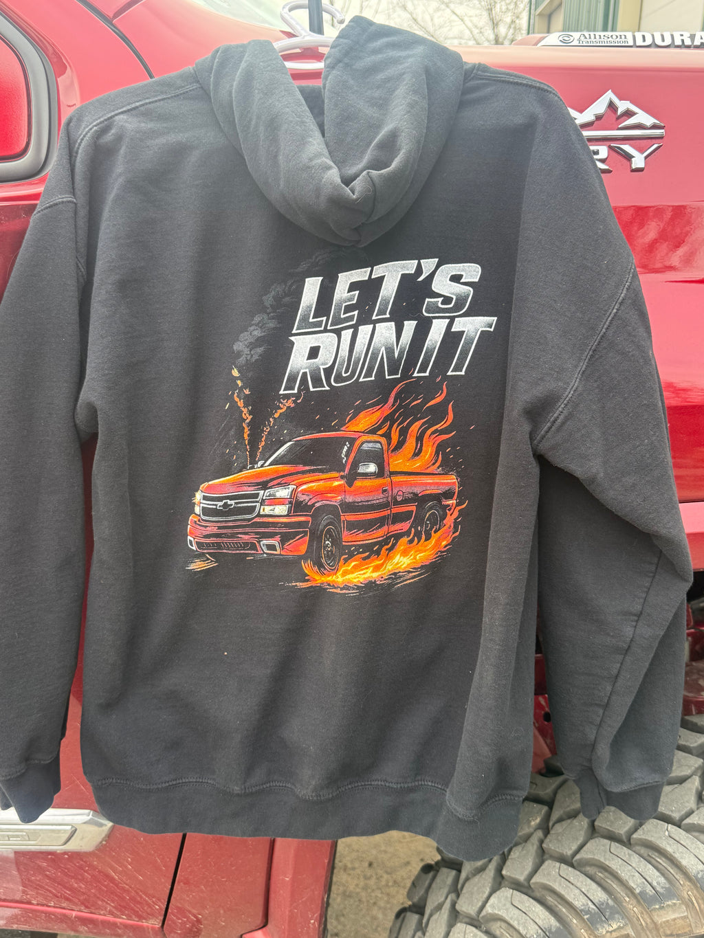 LETS RUN IT HOODIE