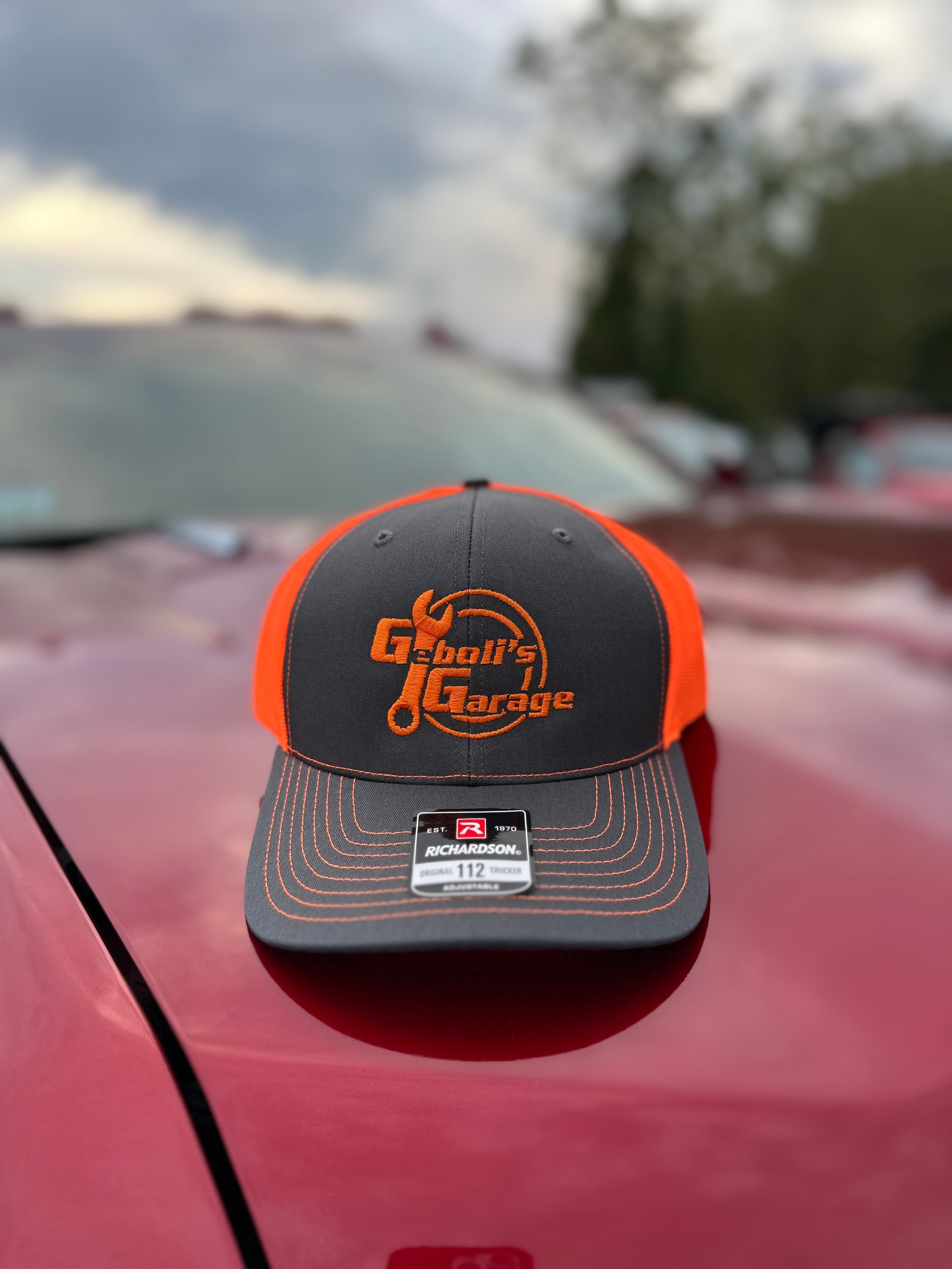 Orange/Grey Geboli's Garage Hat
